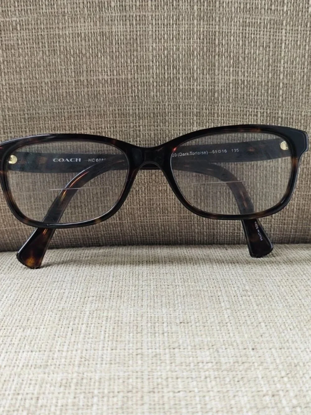 Coach Women Glasses Frame Dark Tortoise HC6089 Eyewear Eyeglasses Frame